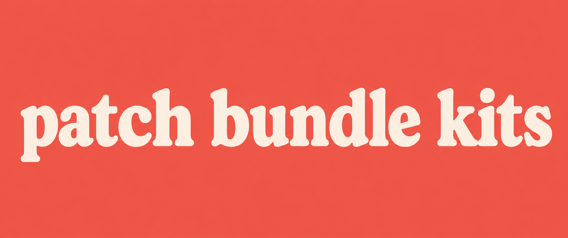 Patch bundle sets